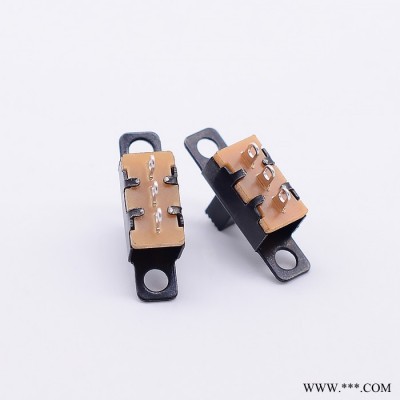 纽系SS-12F15 拨动开关 三脚二档带螺丝固定孔1P2T滑动开关图3
