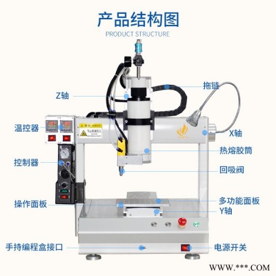 广东大型三轴点胶机设备生产厂家 大型自动化生产供应商 自动化点胶 焊锡 打螺丝机厂家 点胶设备图3
