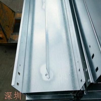 深圳文兴 镀锌槽式线槽 金属线槽 镀锌线管 纯铜接地线 八厘螺丝 带盖板图6