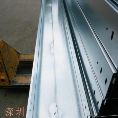 深圳文兴 镀锌槽式线槽 金属线槽 镀锌线管 纯铜接地线 八厘螺丝 带盖板图7