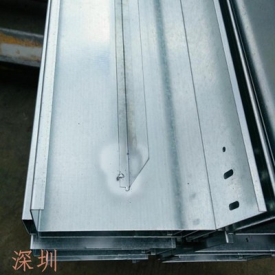 深圳文兴 镀锌槽式线槽 金属线槽 镀锌线管 纯铜接地线 八厘螺丝 带盖板图4