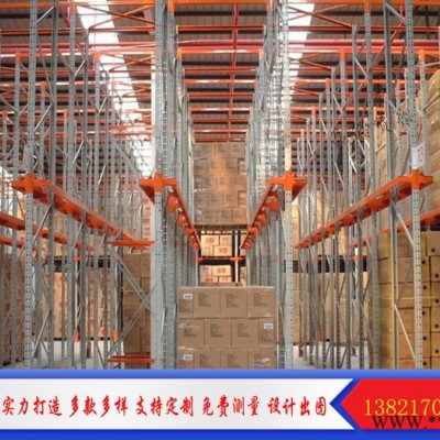 重型货架布匹托盘 轻中仓库五金加厚高位木材叉车纺织螺丝贯通阁楼 天津易储货架**图5