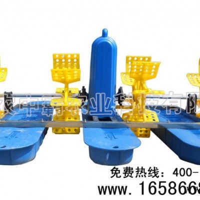 虾霸9号能卖白对虾增氧泵新型叶轮式增氧机曝气水车式鱼塘池塘鱼池养钓鱼养殖增氧机图2