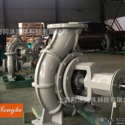 符合国际先进单吸泵标准 不堵塞 封闭式叶轮卧式单级端吸离心泵