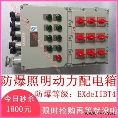 BXMD51-8K防爆照明动力配电箱 1进8出铝合金防爆配电箱EXdeIIBT4图2