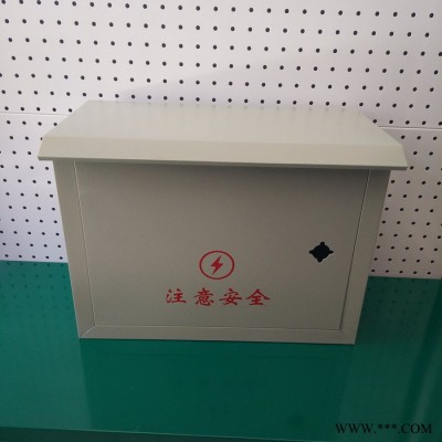 **300*400横式防雨**规格齐全现货供应宽40公分高30公分横式防雨明装带锁动力配电箱体 横式防雨配电箱图2
