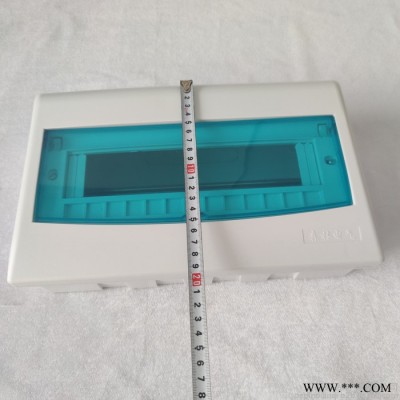 **全塑料10-13回路家庭强电入户PZ30照明终端配电箱明暗通用漏电空气开关安装箱 全塑配电箱图8
