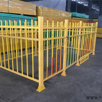 展翼玻璃钢可定制 配电箱固定式玻璃钢围栏护栏 变压器方管圆图7