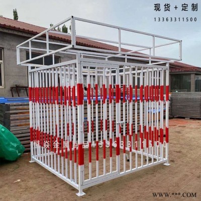 配电箱防护棚标准围栏 电箱防护围栏 配电室防护围栏安全围栏  一级二级电箱防护棚 配电箱简易围栏 配电柜防护棚图3
