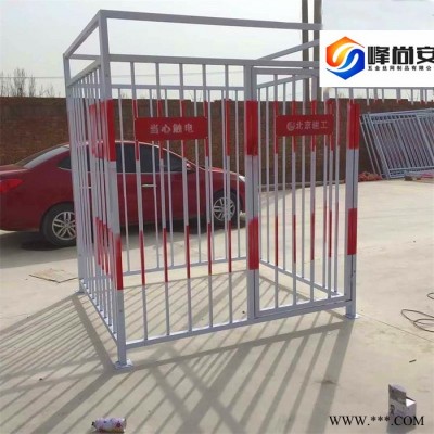 工地配电箱隔离防护棚 组装式防护栏 建筑工地临时防护塔吊护栏 一级二级安全防护棚图2