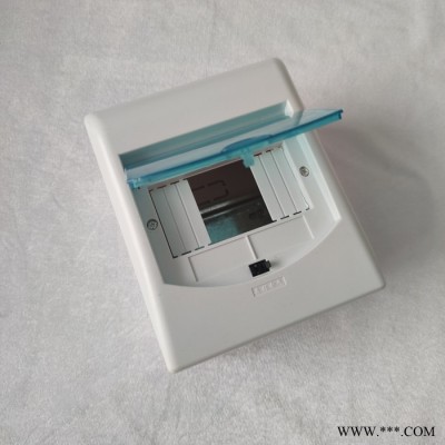 **全塑料2-5回路家庭强电入户照明终端PZ30配电箱明暗通用漏电空气开关安装箱 全塑料配电箱集装箱板房专用图2