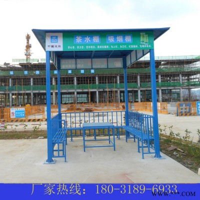 防护加工通道工地钢筋防护棚木工棚电梯防护套丝机防护棚配电箱护栏图5