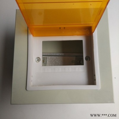 超越经济型4回路暗装PZ30铁配电箱 家庭装修户内工程照明简易房配电箱暗装强电布线箱 4路配电箱图2