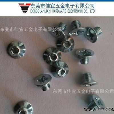【现货】精密螺丝沉头机牙螺丝fM3X4三角牙金属件专业螺钉图2