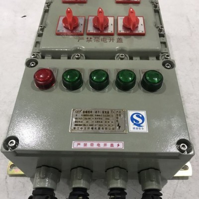 中沈防爆 防爆照明配电箱7k一进7出泰州那里有防爆控制箱西安那里有防爆箱bxmd58-4k防爆等级BT6IP54图3