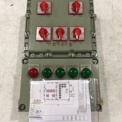 中沈防爆 防爆照明配电箱bxmd58-4k 潍坊那里有防爆动力配电箱1回路、塑壳断路器  3P+1N  80A图2
