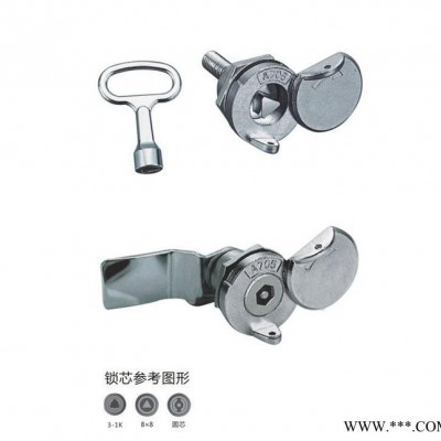 MS705-3A锌合金圆柱锁 配电箱配电柜门锁图2