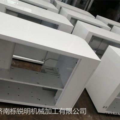 济南栎锐明LRM0623 镀锌钢板落地配电箱定制加工 不锈钢充电桩壳体定制加工图1