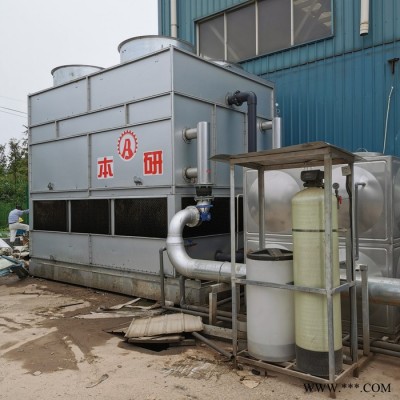 上海厂家直供嘉善空压机配套280T闭式逆流冷却水塔 可选装软水装置 不锈钢水箱 循环离心水泵 配电箱图5