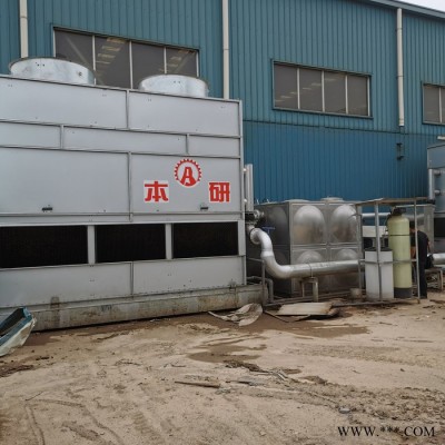 上海厂家直供嘉善空压机配套280T闭式逆流冷却水塔 可选装软水装置 不锈钢水箱 循环离心水泵 配电箱图6