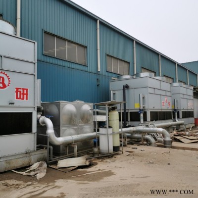 上海厂家直供嘉善空压机配套280T闭式逆流冷却水塔 可选装软水装置 不锈钢水箱 循环离心水泵 配电箱图3