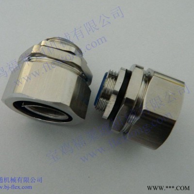 北京LTCM-S端接式不锈钢接头 福莱通304不锈钢穿线管接头 配电箱接头厂家 DPJ不锈钢接头加工 价格优惠图2