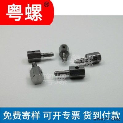 各种通孔配电箱螺丝 粤螺异形外六角打孔螺丝 非标圆柱头螺丝 汕头半轴螺丝图2