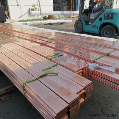 甘肃陇西铜排价格 配电箱专用铜排 T2紫铜排型号全 接地导电紫铜排 可切割图6