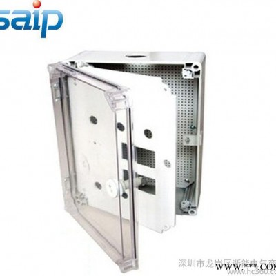 赛普SP-PTM4030166透明PC料 带一把锁 带中门 电缆配电箱 中门电缆配电箱图3