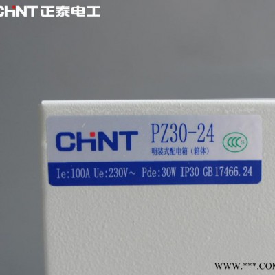 正泰配电箱 24回路 暗装家用强电箱 照明布线箱图3