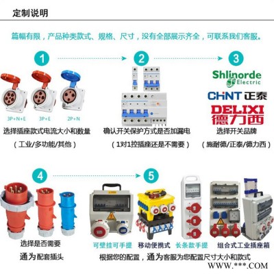 插座配电箱防水型高铁动车地铁专用检修电源工业箱工地临时配电箱图3