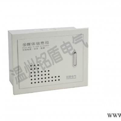多媒体信息箱 家庭弱电箱 光纤箱 智能箱 配电箱 350*250*100 大量批发图1