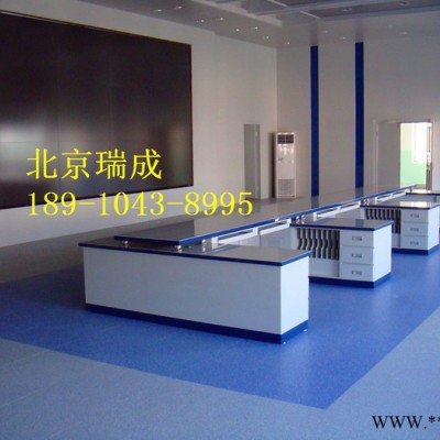 高端专业喷漆木面操作台 监控台工作台机柜 控制柜 豪华监控调度柜厂家图6