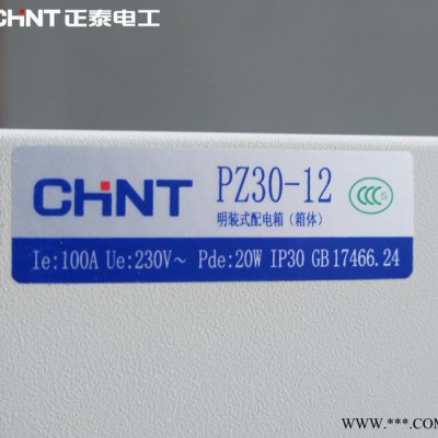 正泰配电箱 家用强电箱 布线箱 明装12回路 PZ30图3