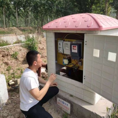 昭然科技 智能玻璃钢灌溉井房 水电双计 智能灌溉控制柜图4