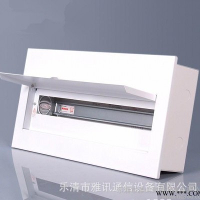 直销 ABB全铁照明配电箱 铁底铁盖空开箱 8回落 照明箱图1