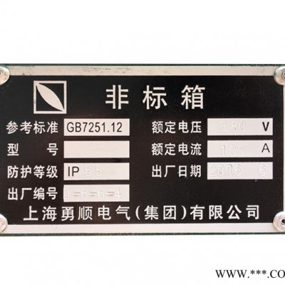 上海非标箱定制 勇顺电气 100A临时配电箱图2