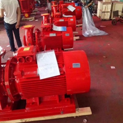 酒泉消防泵供应商XBD80-13.9-22KW 立式消火栓泵 喷淋泵 控制柜图2