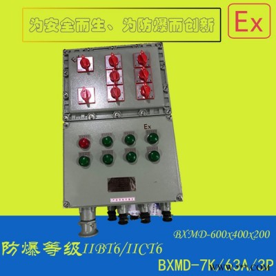 中沈防爆 防爆检修箱bxmd51-6k/63a/3p新疆那里有防爆控制柜防爆接线箱一进6出带漏电保护ip5F4BT6图4