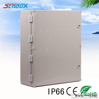 600*400*195 合页带锁防水接线箱 电气控制箱 塑料防水配电箱图2
