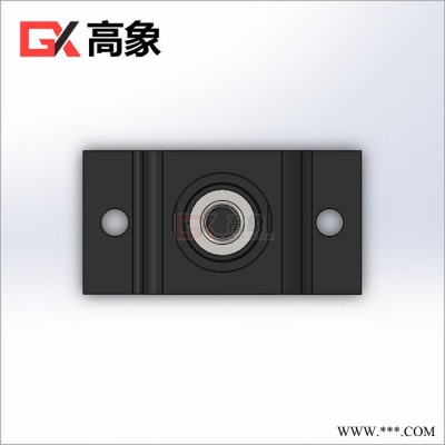 高象GXBE橡胶减震器 垫脚减震器 橡胶垫脚 橡胶隔振垫 风机水泵发电机组 工业设备变压器控制柜空调等橡胶减震器图3