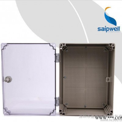 赛普SP-PT-403016透明PC料 自带锁 底部PC料不透明 电缆配电箱图1