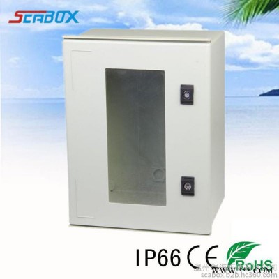 高强度配电箱400*300*200mm IP66玻璃门 防水玻璃纤维箱