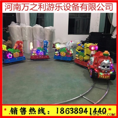 轨道小火车轨道火车新款电瓶游乐设备广场轨道控制柜小火车厂家图7