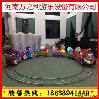 轨道小火车轨道火车新款电瓶游乐设备广场轨道控制柜小火车厂家图8