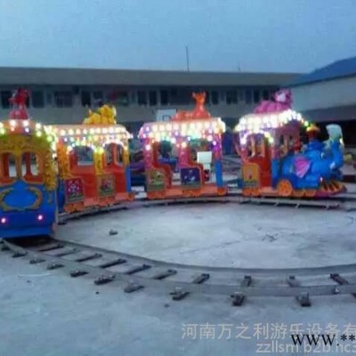 轨道小火车轨道火车新款电瓶游乐设备广场轨道控制柜小火车厂家图6