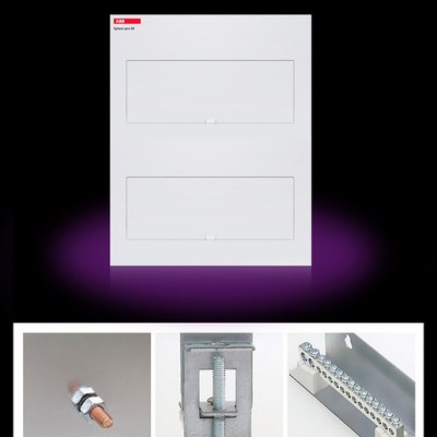 ABB ACM系列配电箱金属空开箱8\10\13\16\20\23\26\46回路 家用强电箱暗装图6