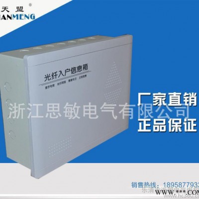 光纤入户信息箱多媒体信息箱水表箱不锈钢配电箱弱电箱家用信息箱图3