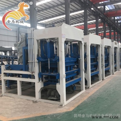 昆明免烧战机配件 砖机PLC全自动电脑控制柜 电磁阀 模具定制 液压砖机 水泥砖机厂家金马机械图4
