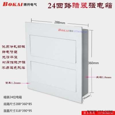 温州博开电气SK1-24AB 强电箱24回路布线箱接线盒回路箱配电箱图4